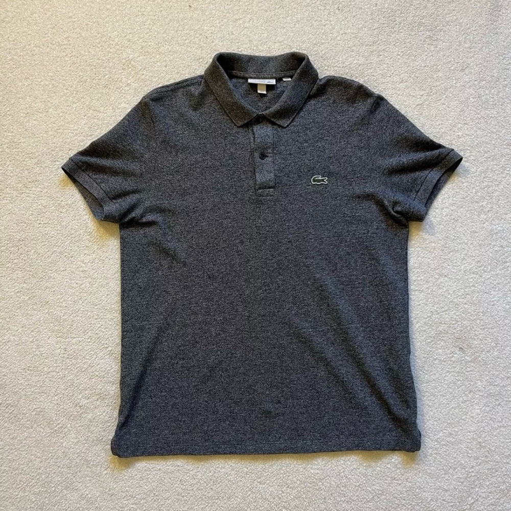 Lacoste Men's Dark Gray Polo Shirt
